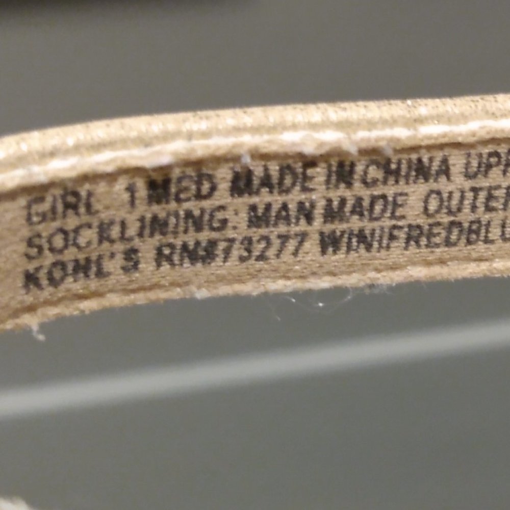 SO Winifred Girls Slingback Mules Youth SZ 1 - Picture 5 of 9